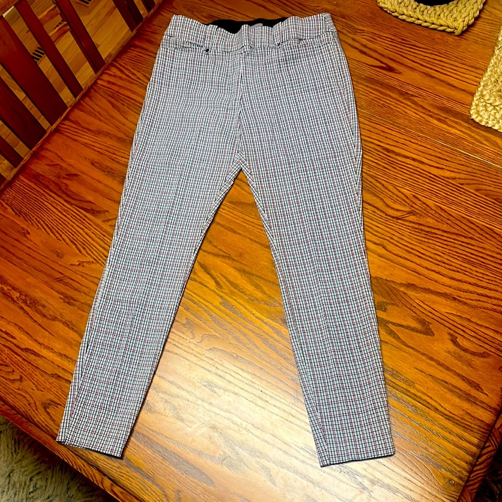 Red & black checker casual pants